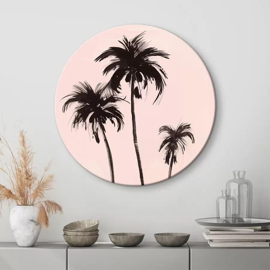 murales de pared Palmeras minimalismo r44598