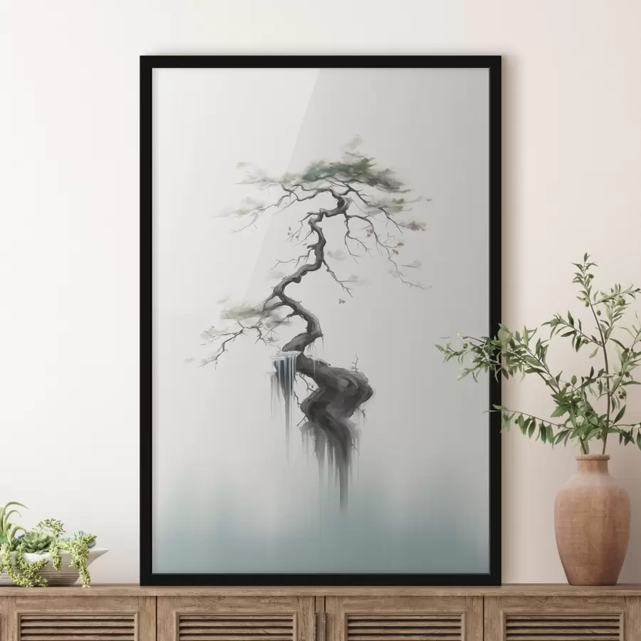 murales de pared Árbol minimalista f44592