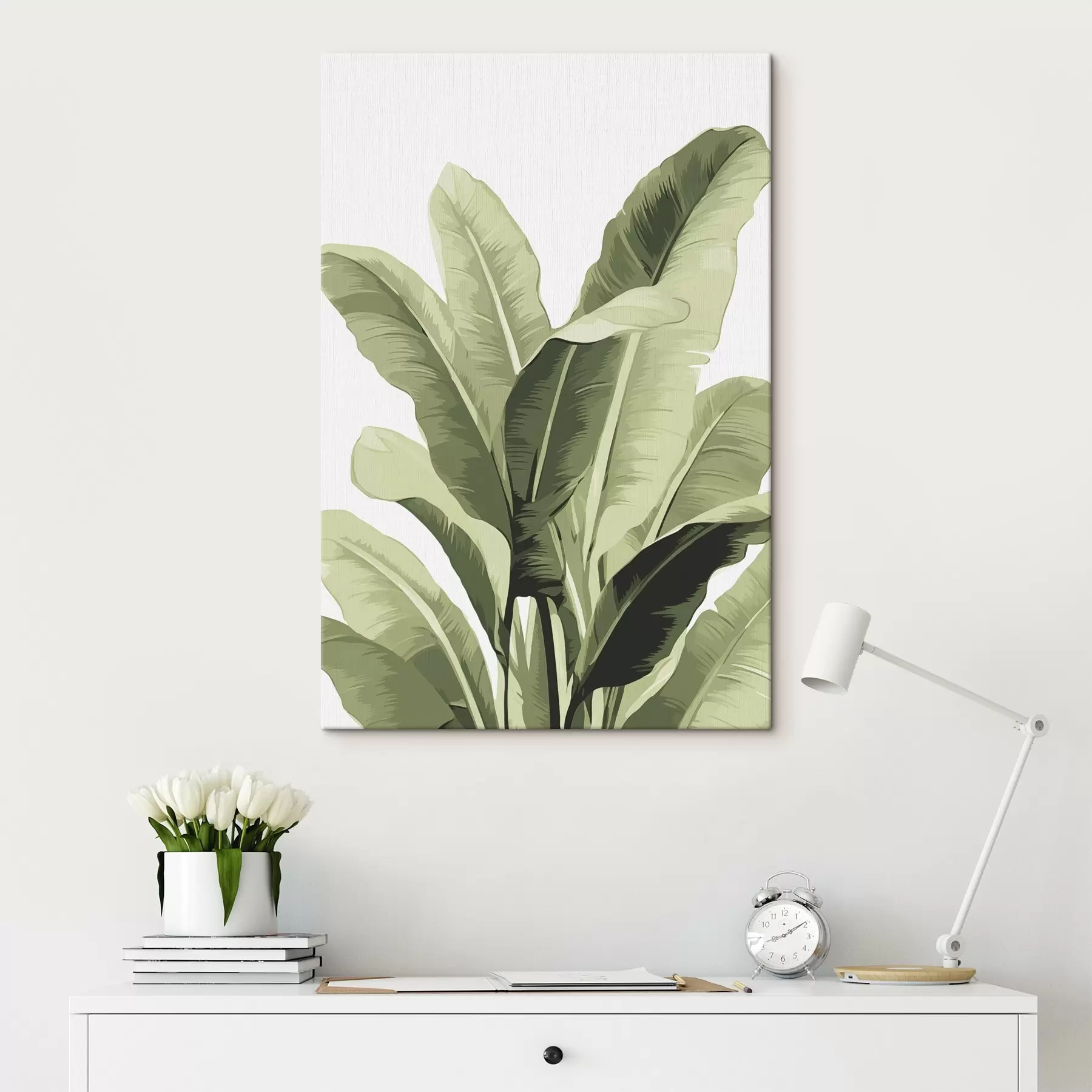 murales de pared Hojas grandes s44647