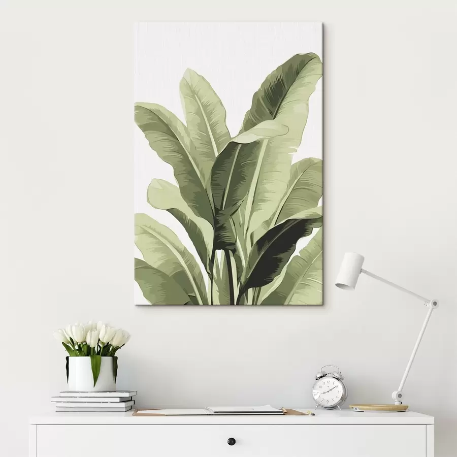 murales de pared Hojas grandes s44647