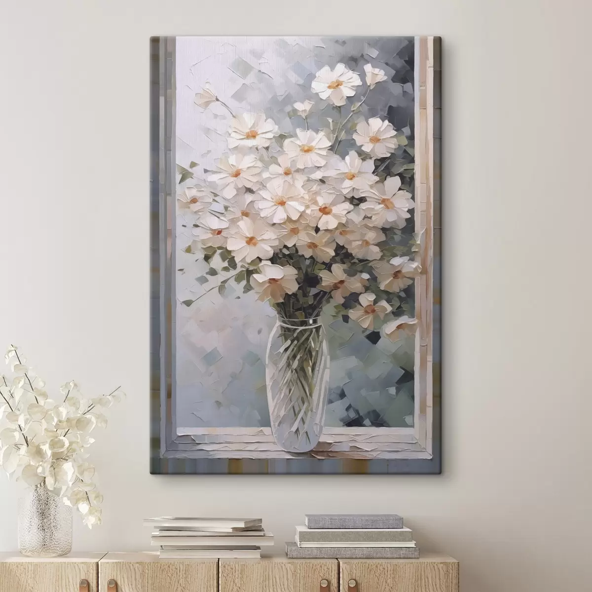 murales de pared Flores delicadas en un jarrón s44651