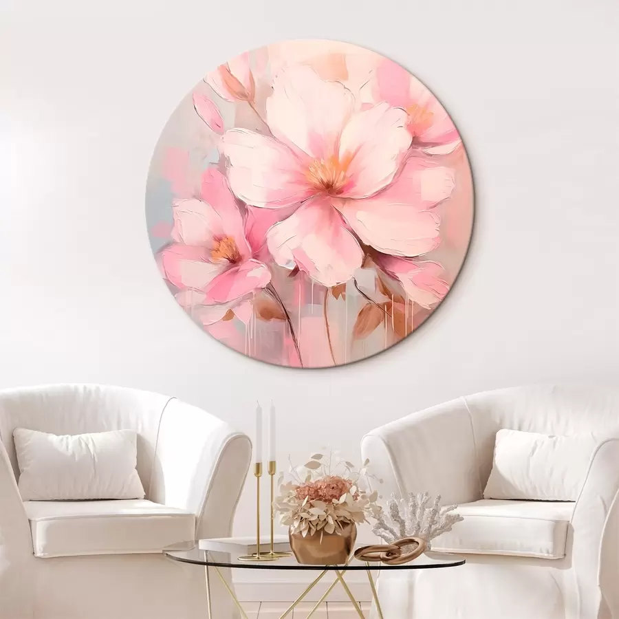 murales de pared Pintura de imitación de flores en flor r44640