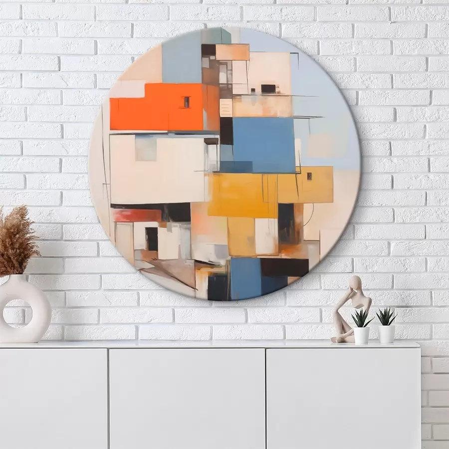 murales de pared Pintura abstracta imitación casa r44645