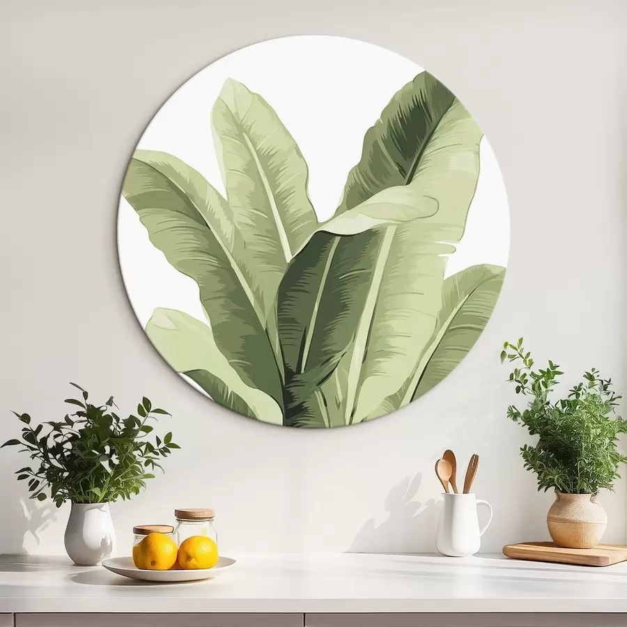 murales de pared Hojas grandes r44647