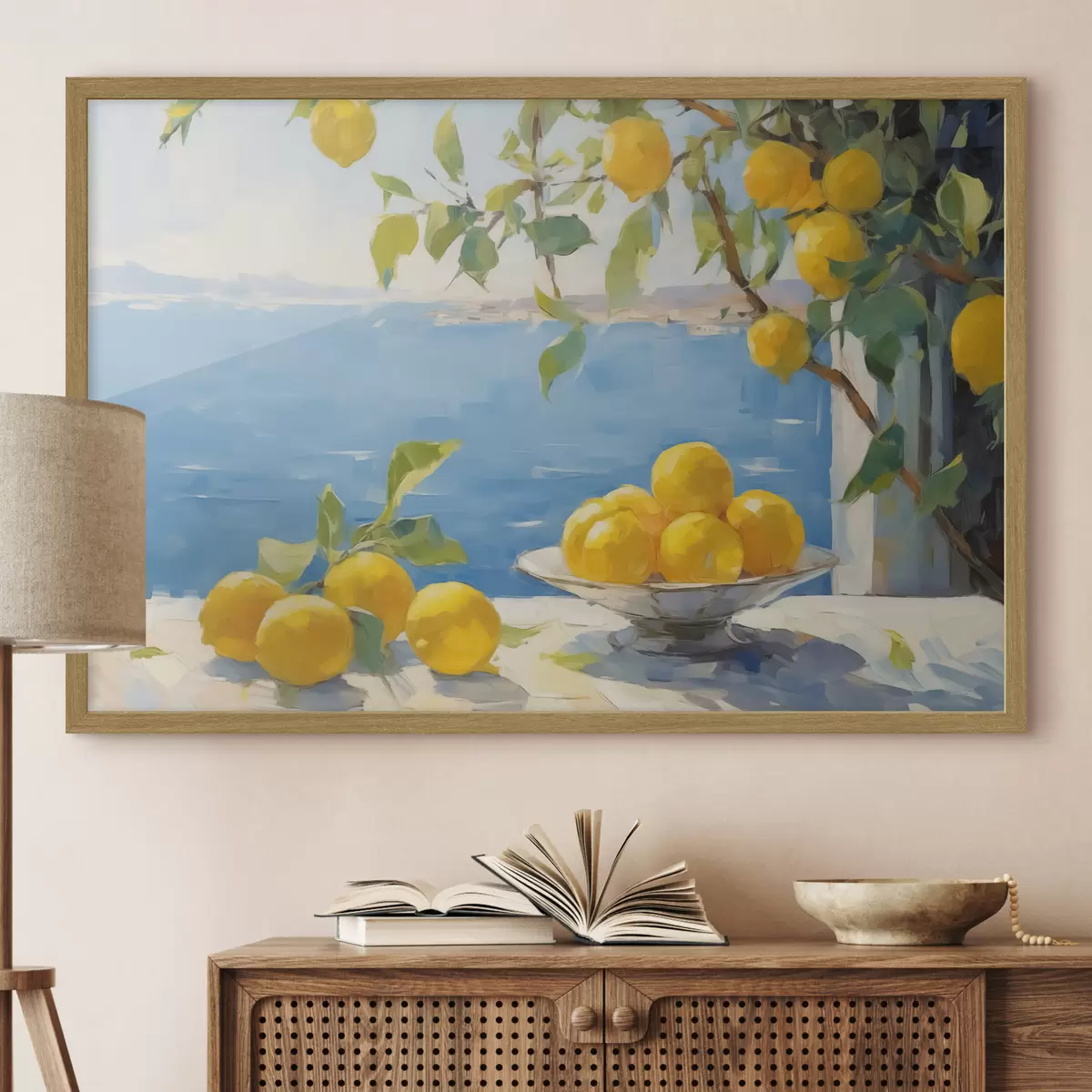 Poster Limones contra el mar f44649