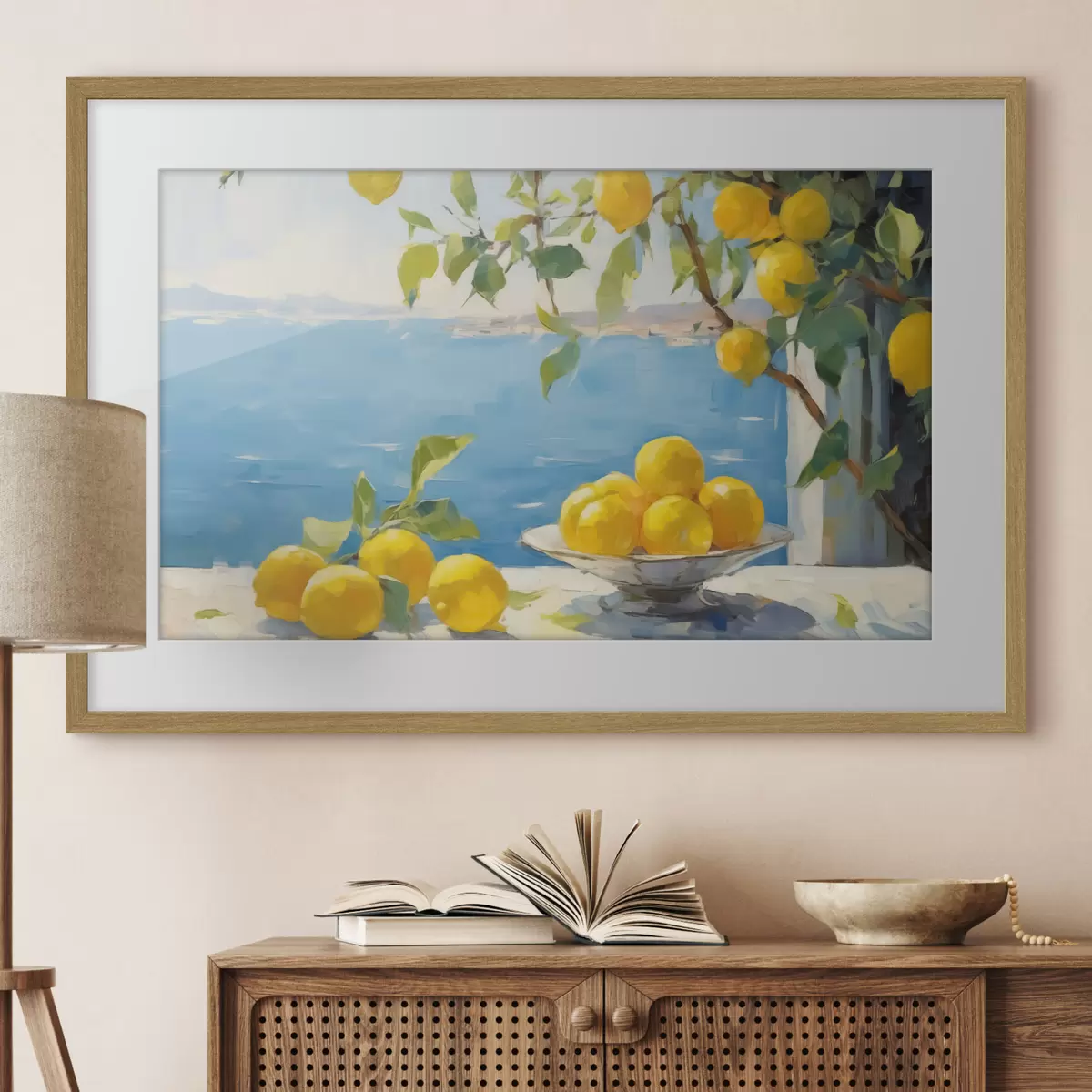 Poster Limones contra el mar f44649