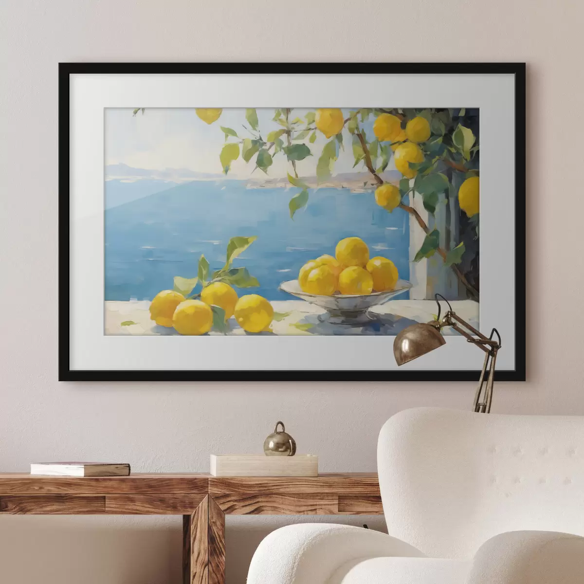 Poster Limones contra el mar f44649