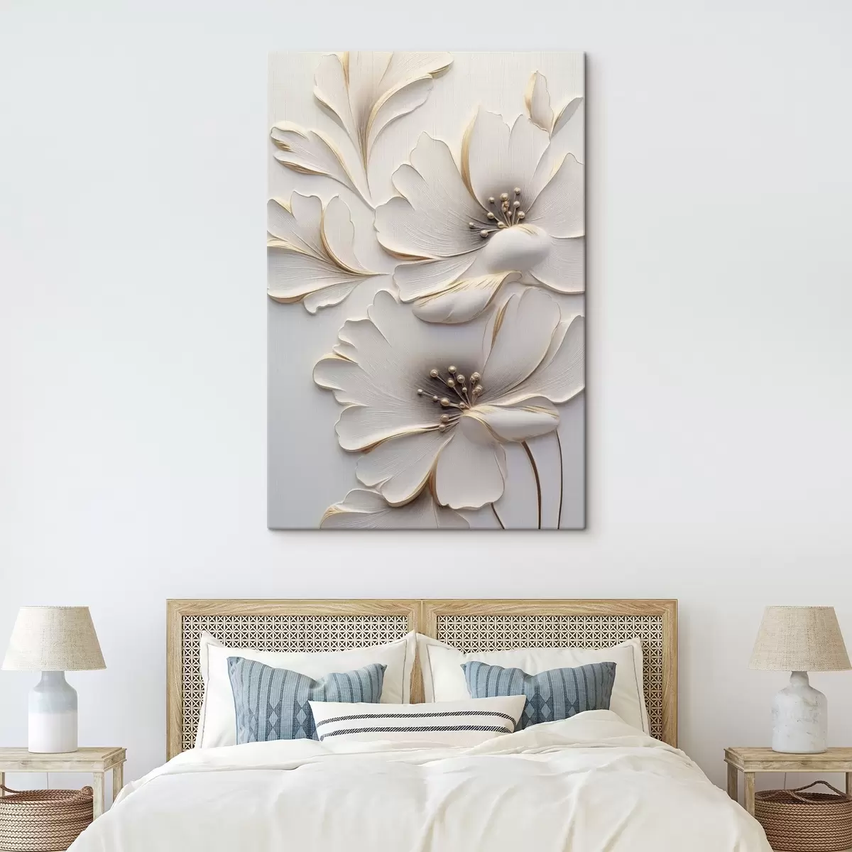 murales de pared Flores en relieve s44627
