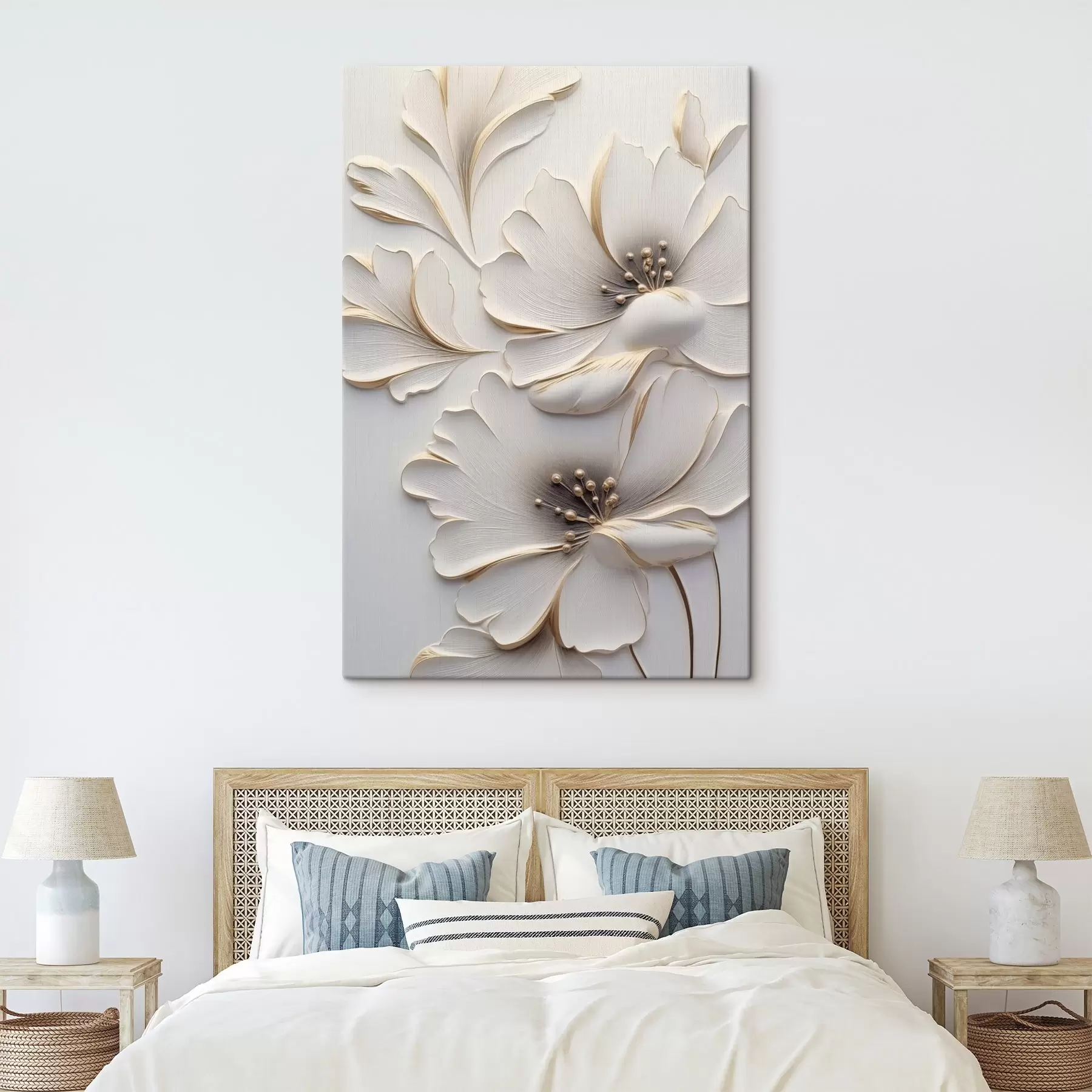 murales de pared Flores en relieve s44627