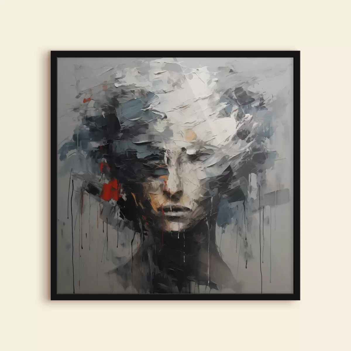 Poster Rostro en ruinas f44655
