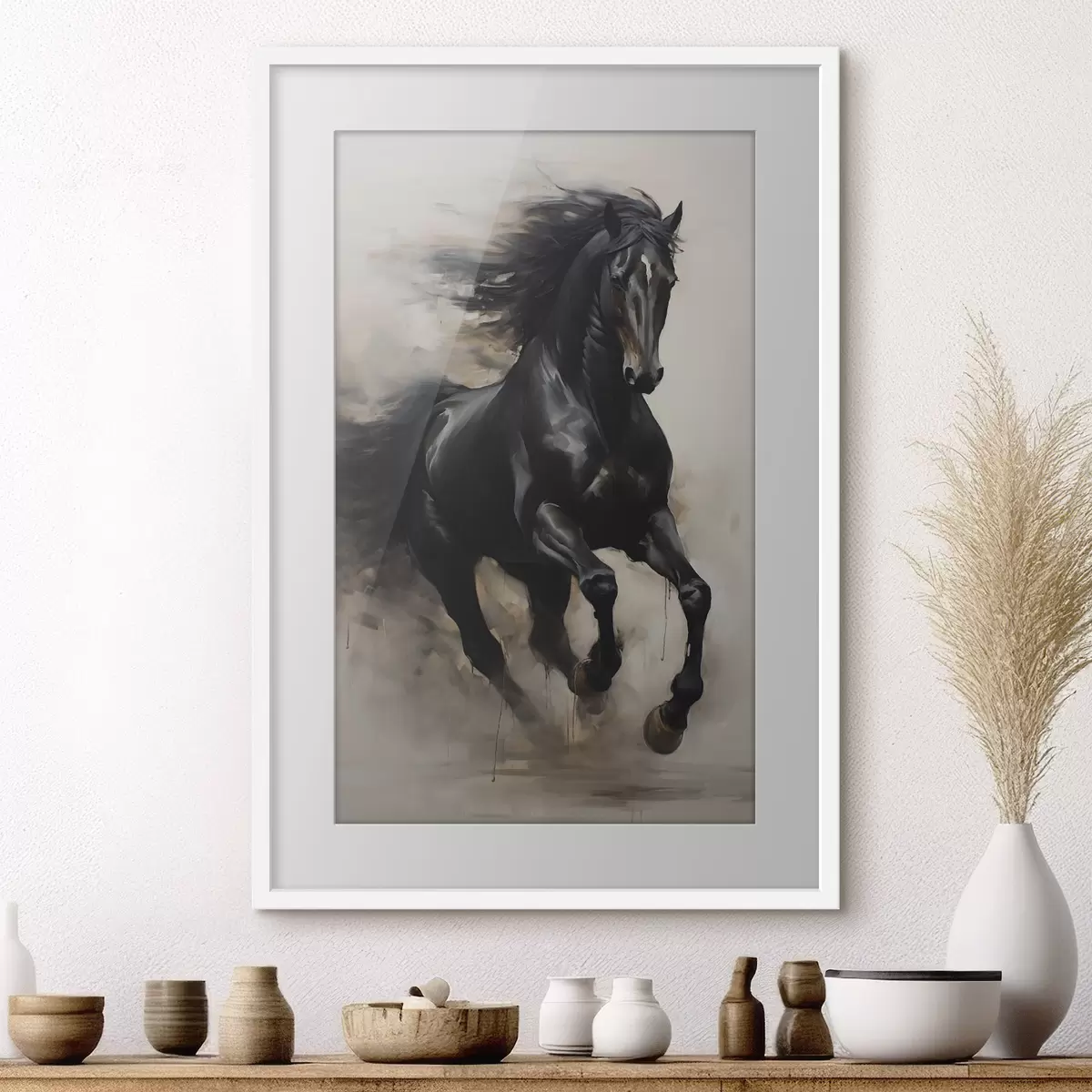 Poster Caballo en movimiento f44661