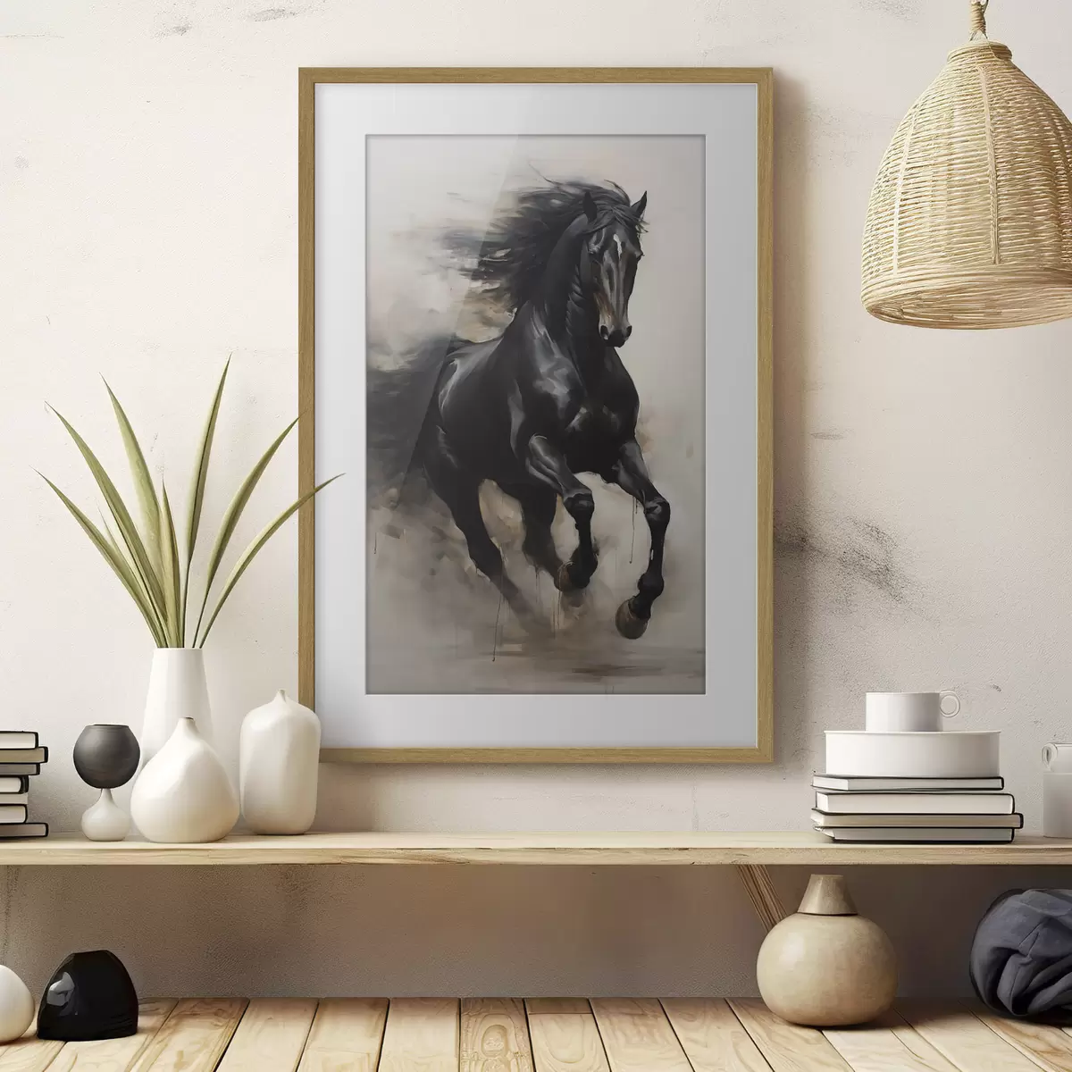 Poster Caballo en movimiento f44661