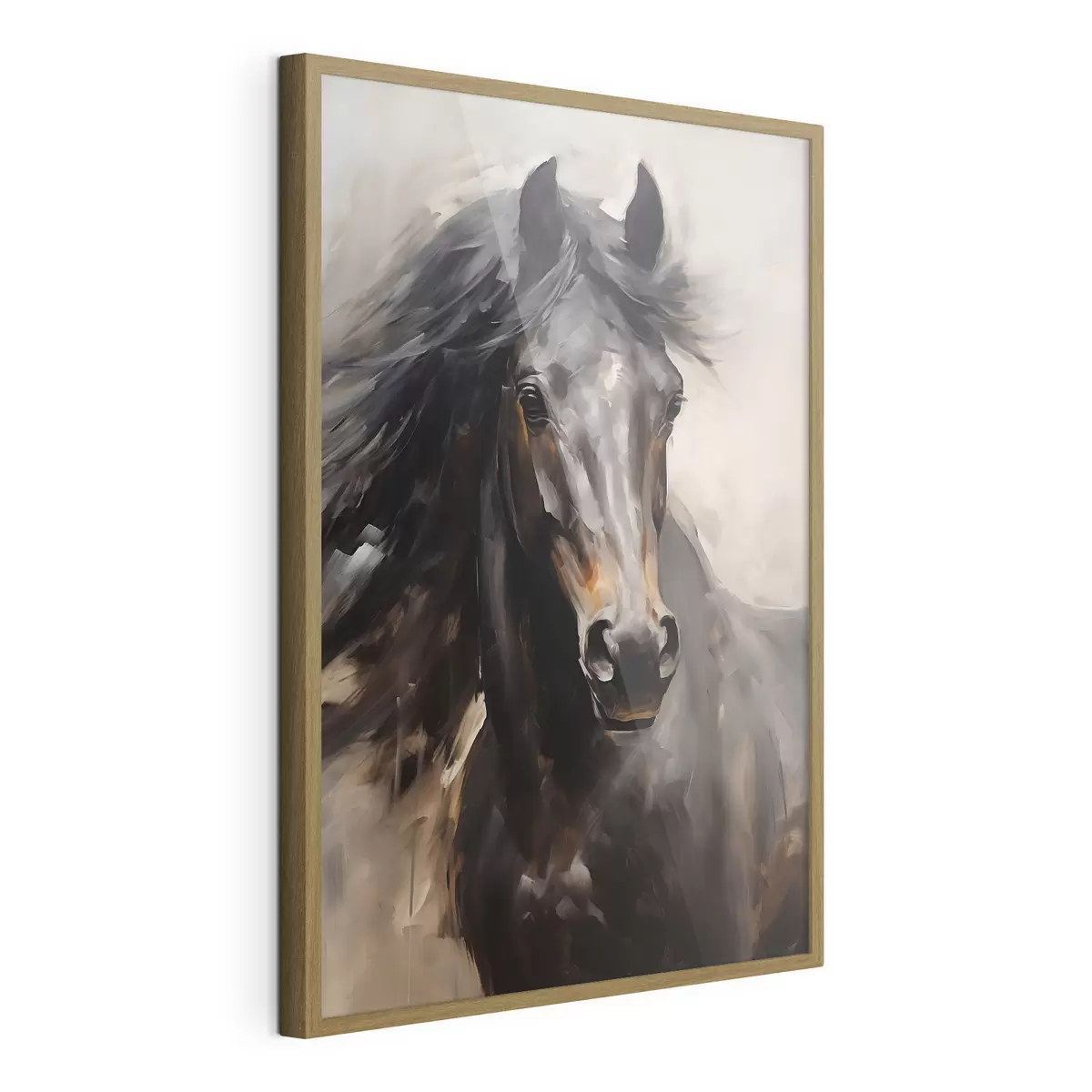 Poster Caballo negro f44662