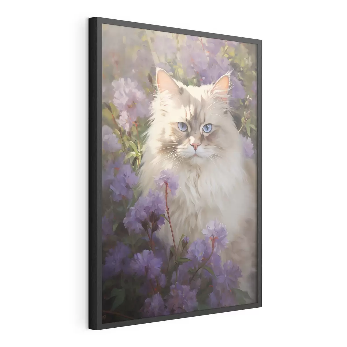Poster Gato en flores f44663