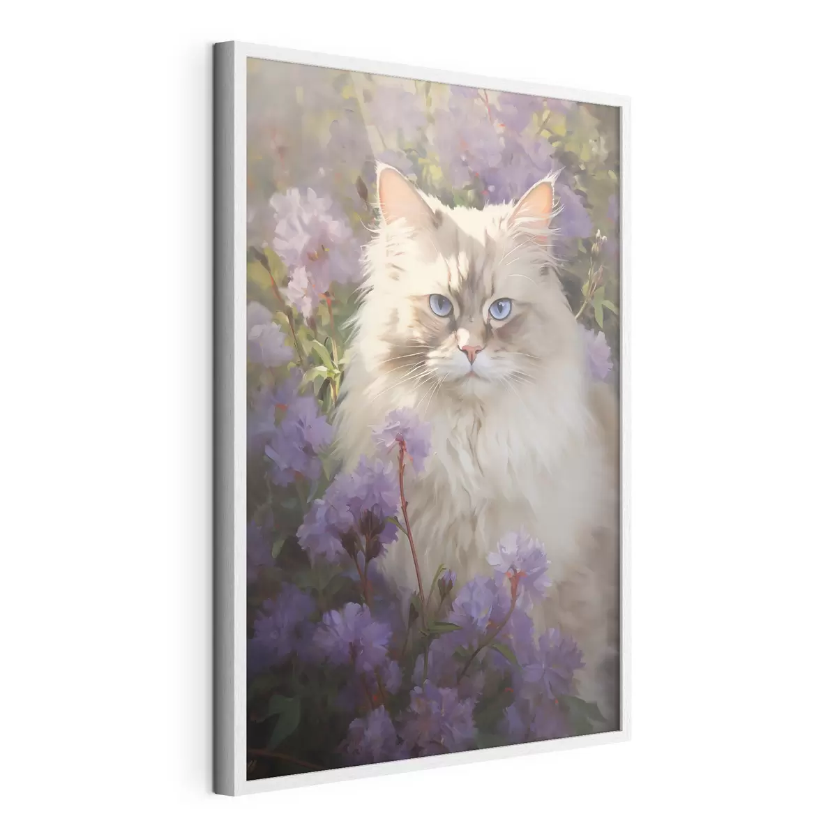 Poster Gato en flores f44663