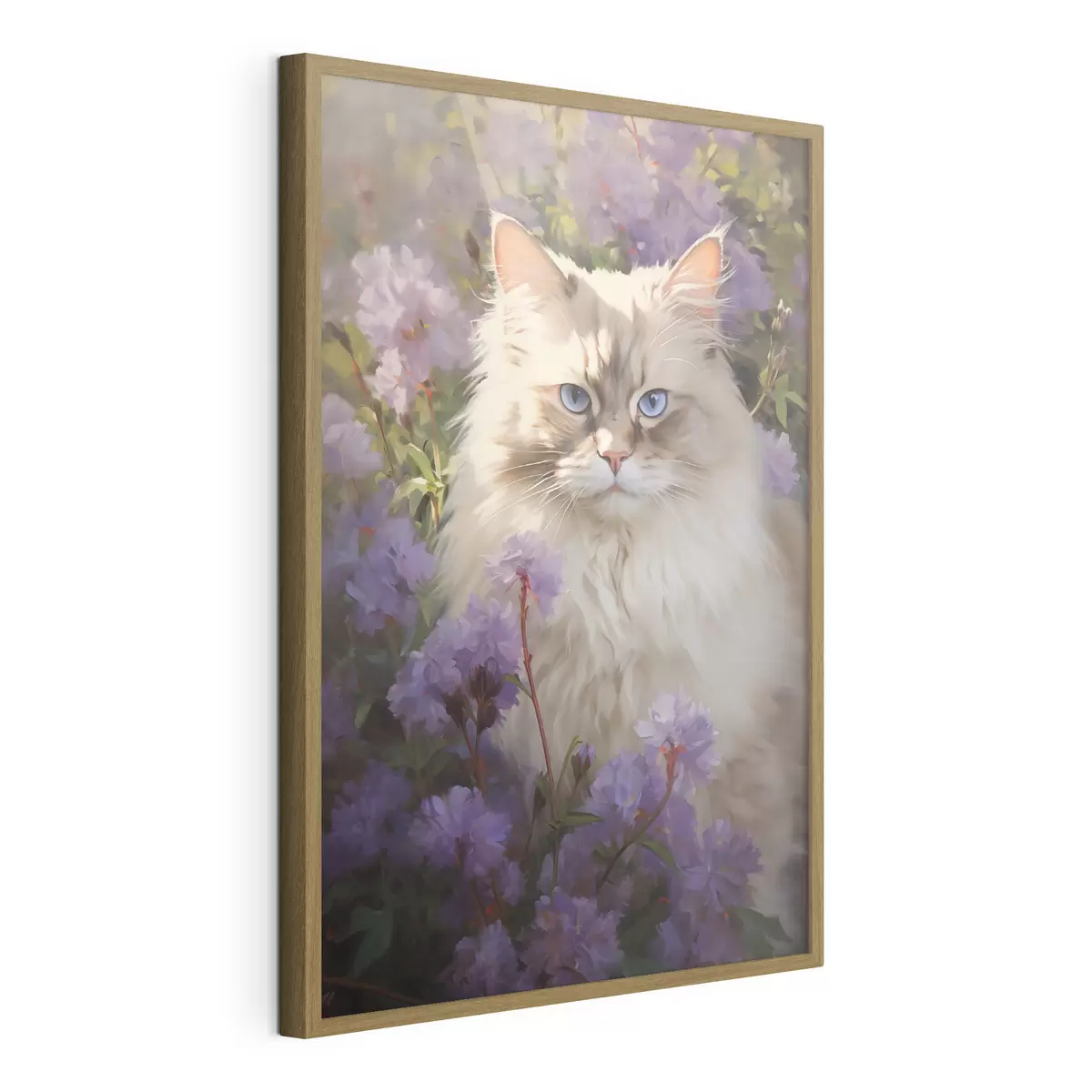 Poster Gato en flores f44663