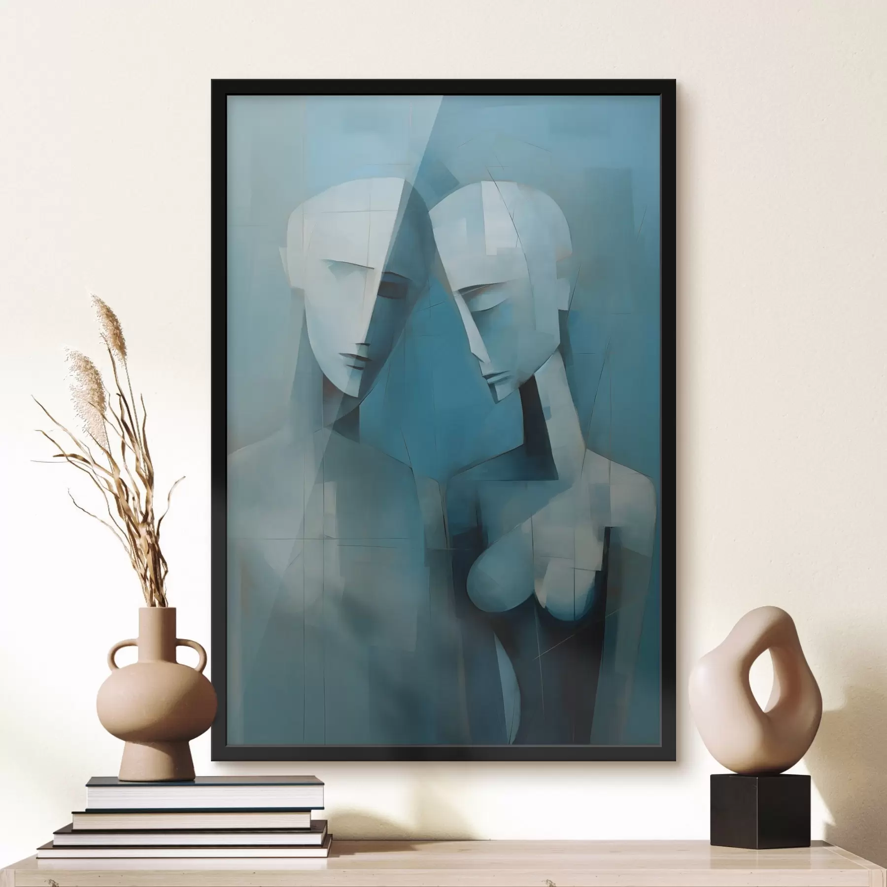 murales de pared Pareja en Geometría f44672