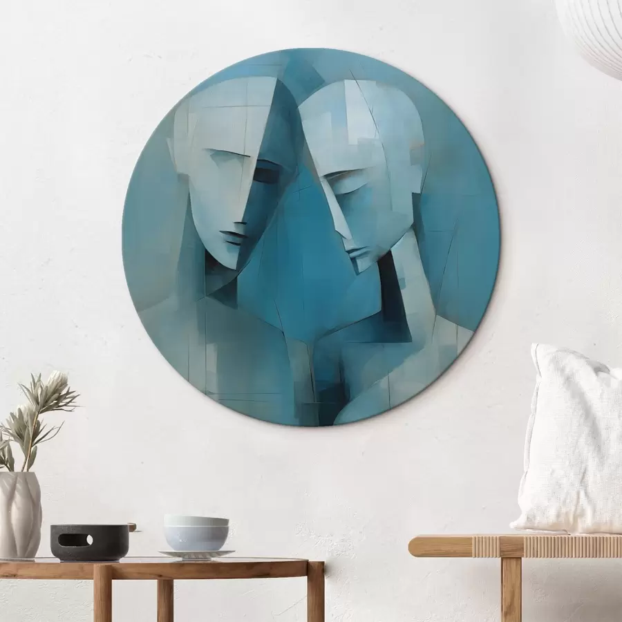 murales de pared Pareja en Geometría r44672