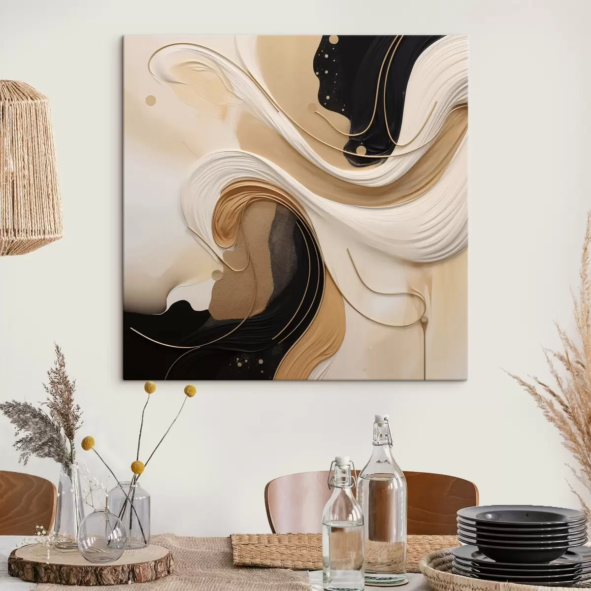 murales de pared Olas de color s44659