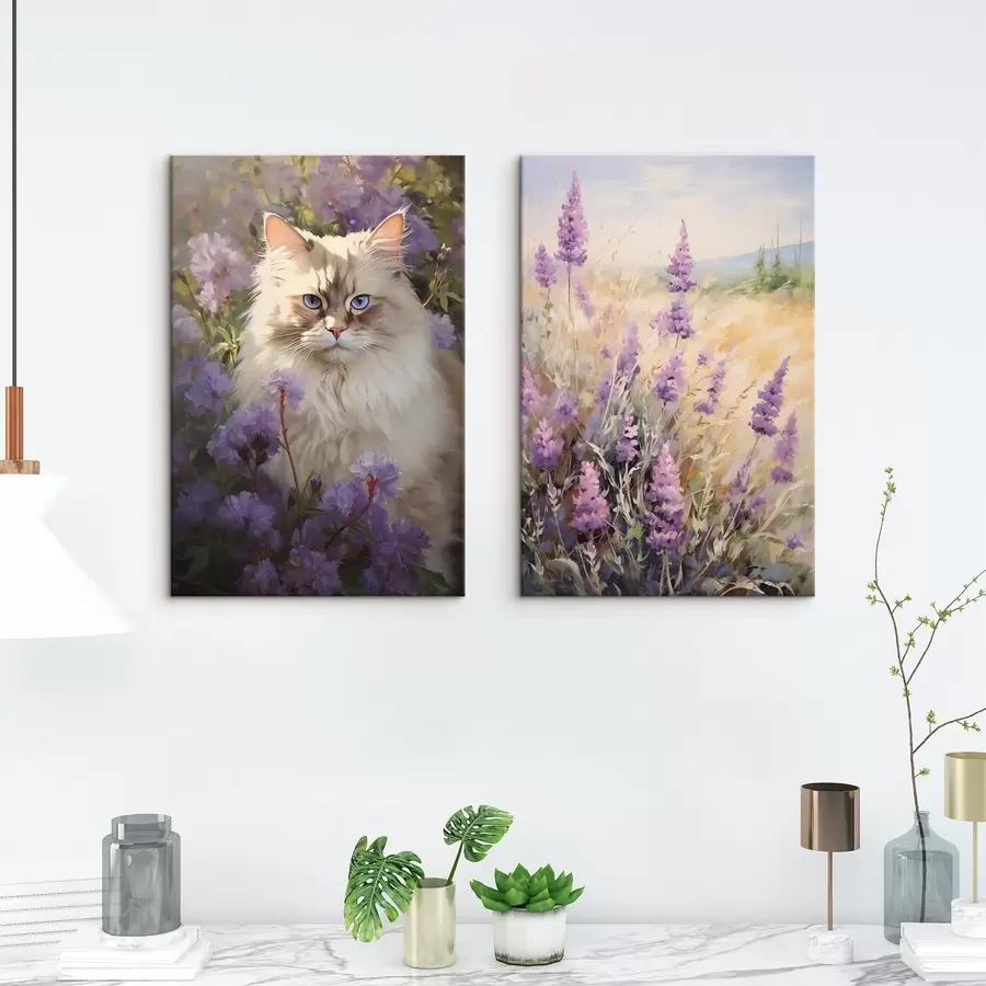 murales de pared Silencio floral m00459