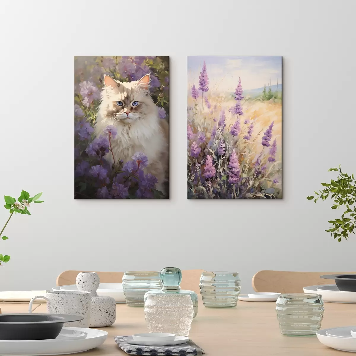 murales de pared Silencio floral m00459