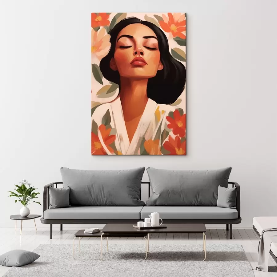 murales de pared Retrato de mujer s44682