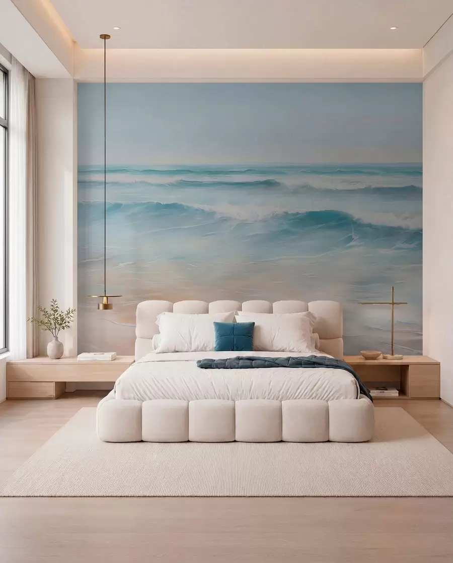 murales de pared Aguada de espuma marina w04103