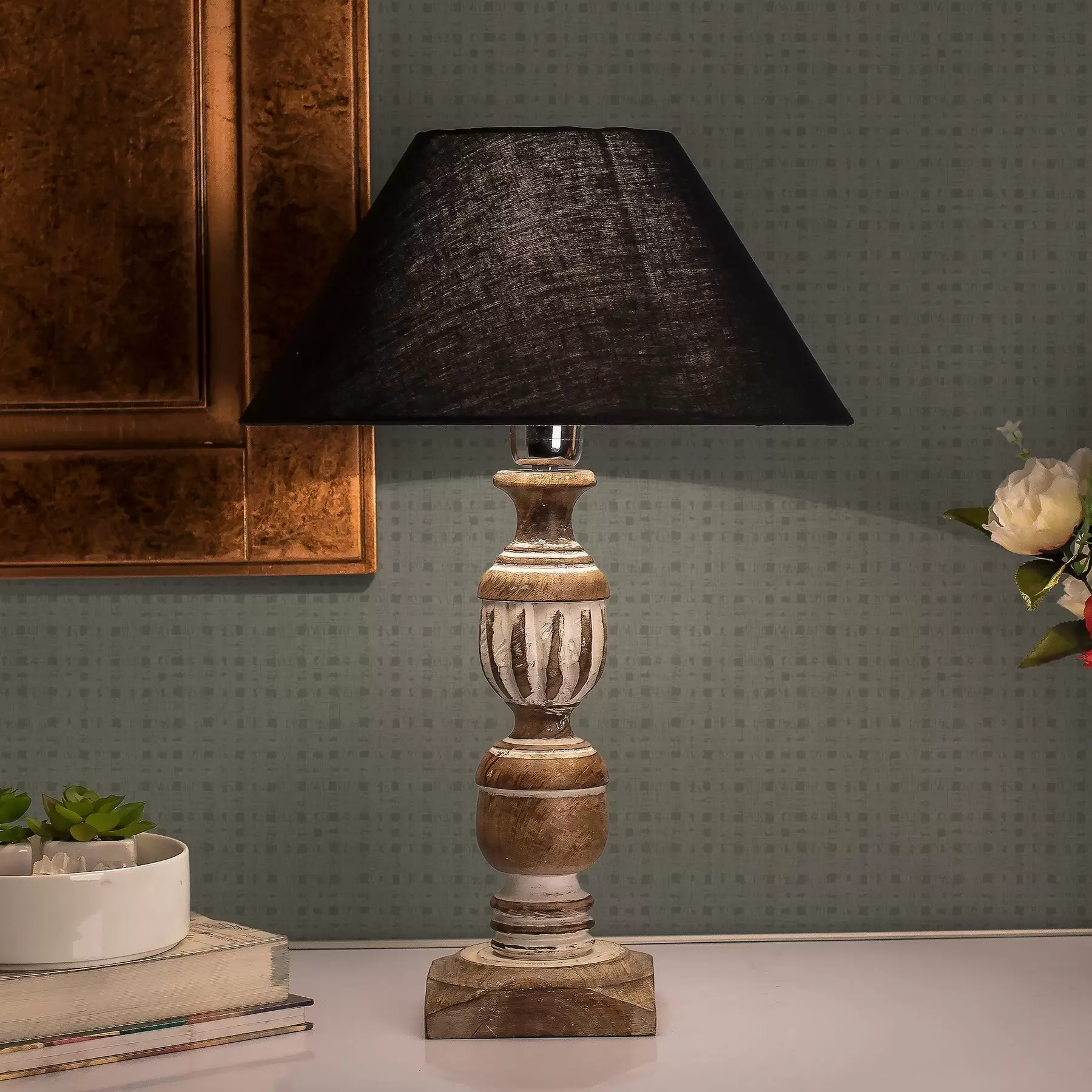 murales de pared Pequeña jaula verde, fondo texturizado en estilo retro a00234