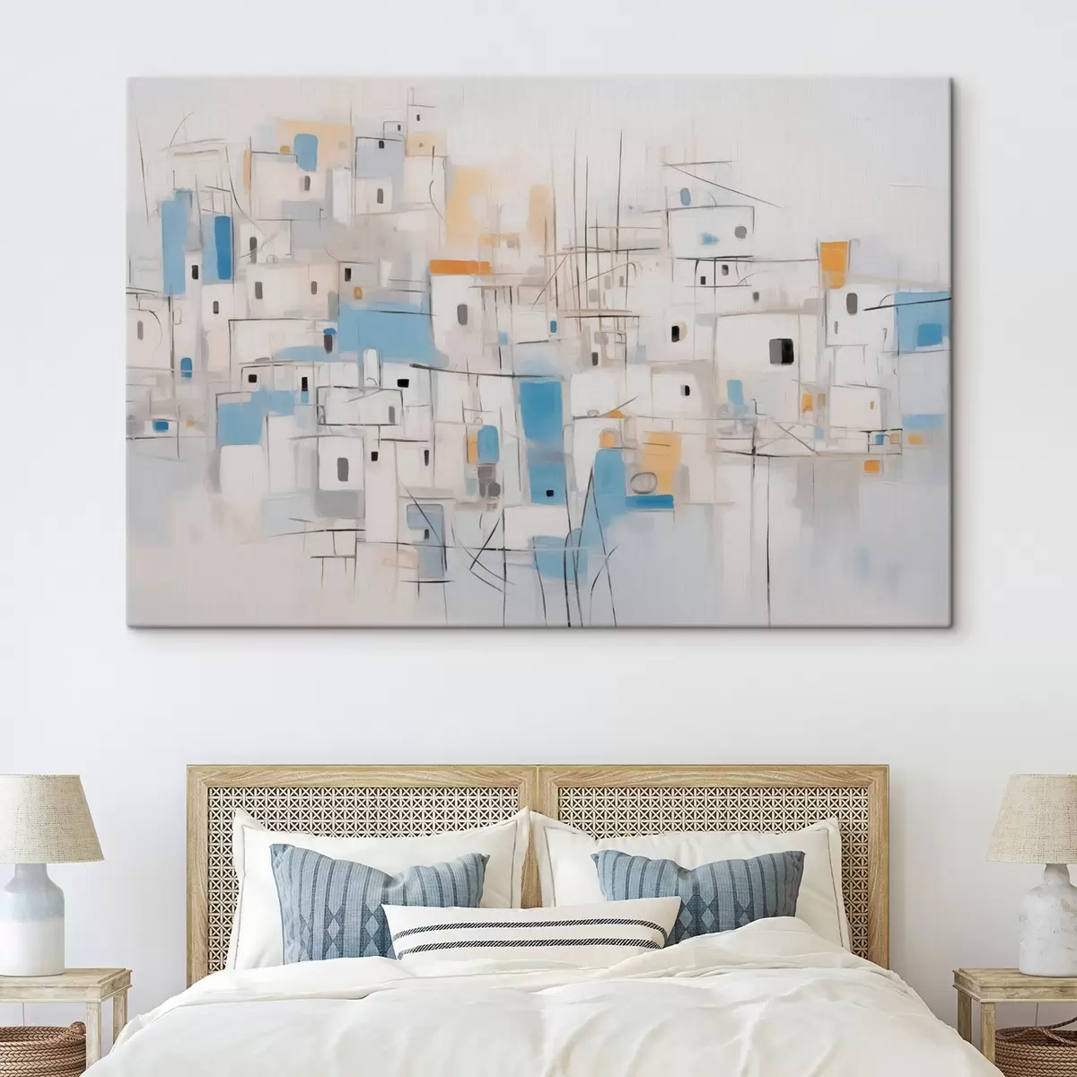 murales de pared Inicio pintura abstracta de imitación s44699