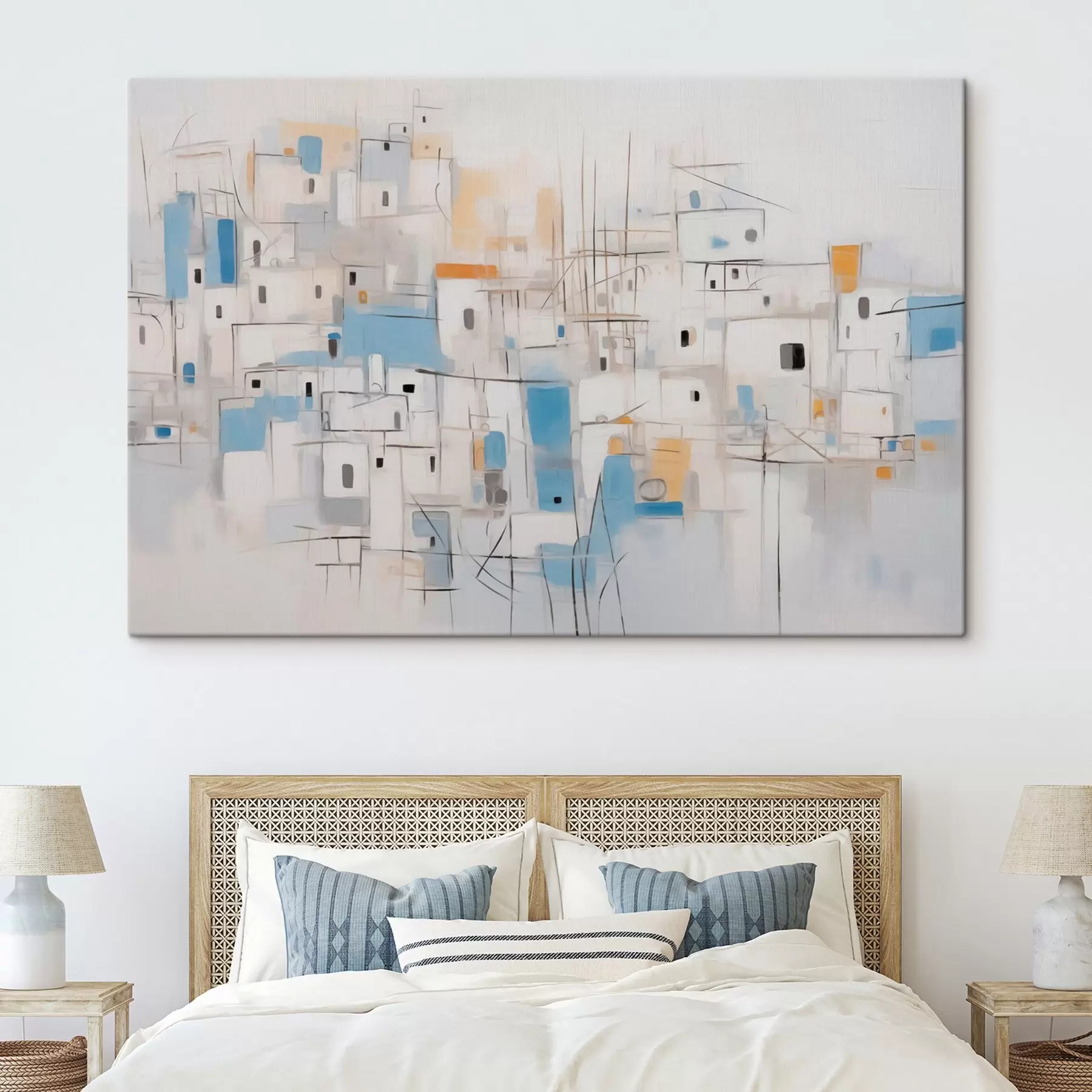 murales de pared Inicio pintura abstracta de imitación s44699