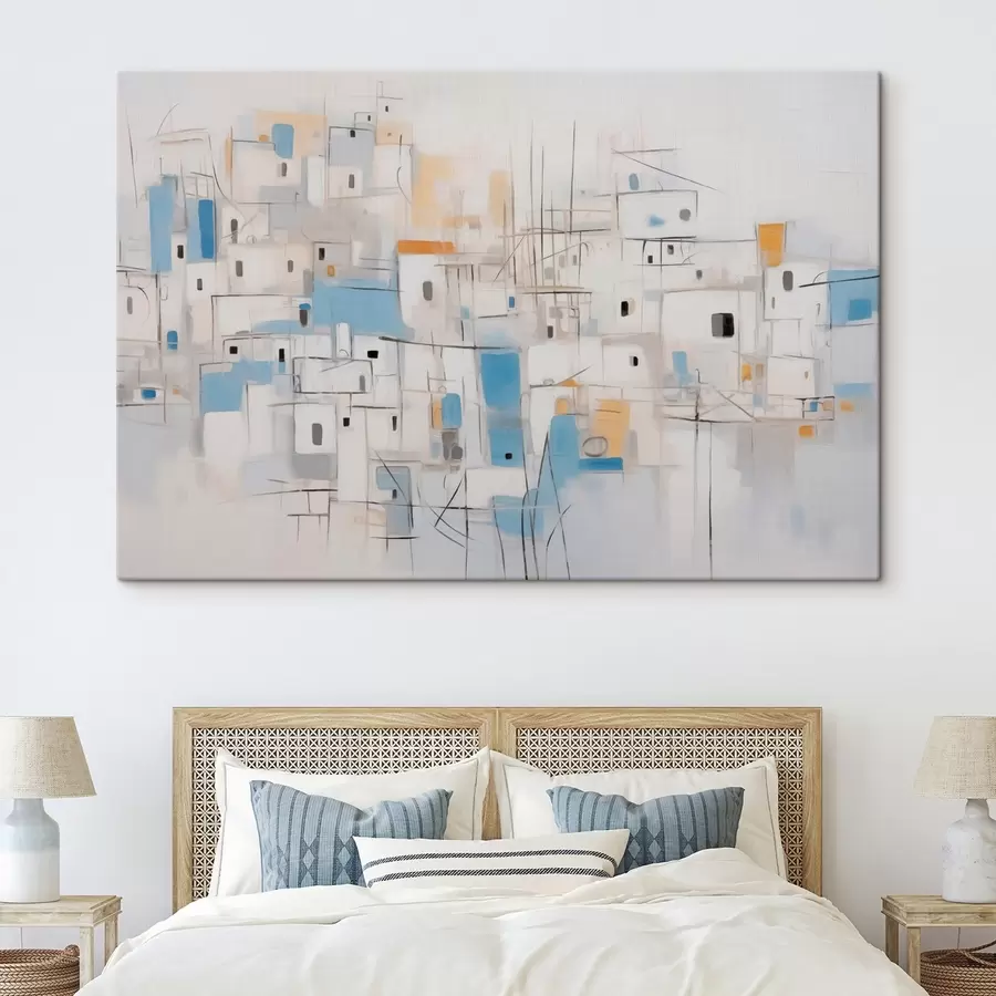 murales de pared Inicio pintura abstracta de imitación s44699