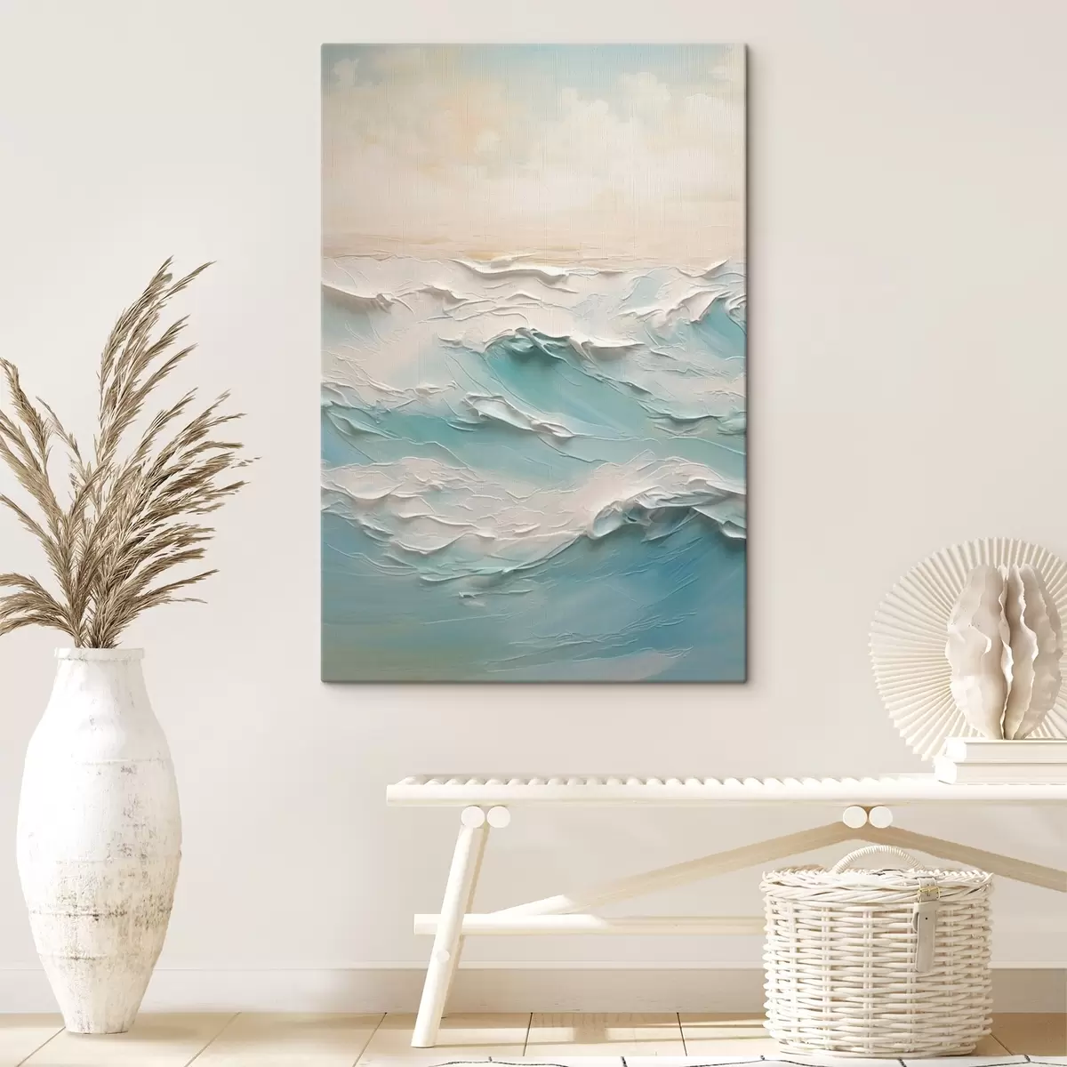 murales de pared Pintura imitación mar s44709