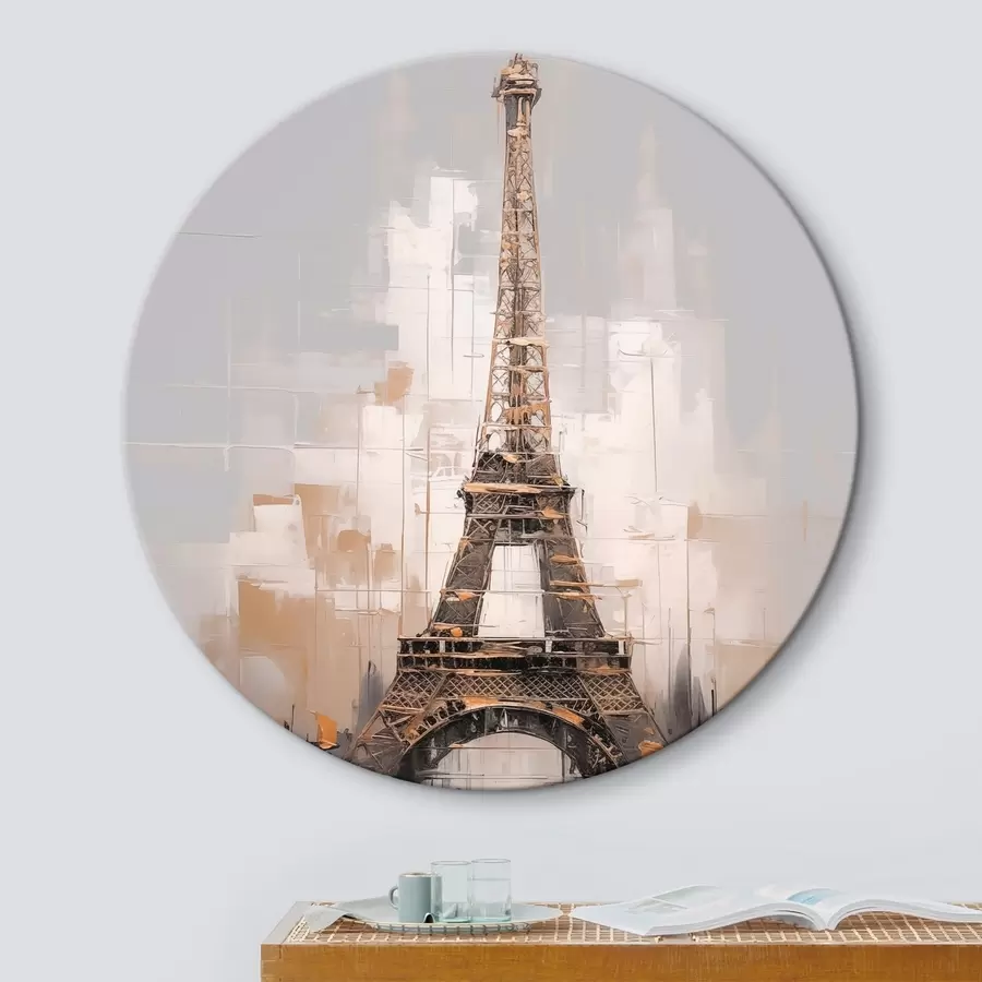 murales de pared Torre Eiffel imitación de pintura r44697