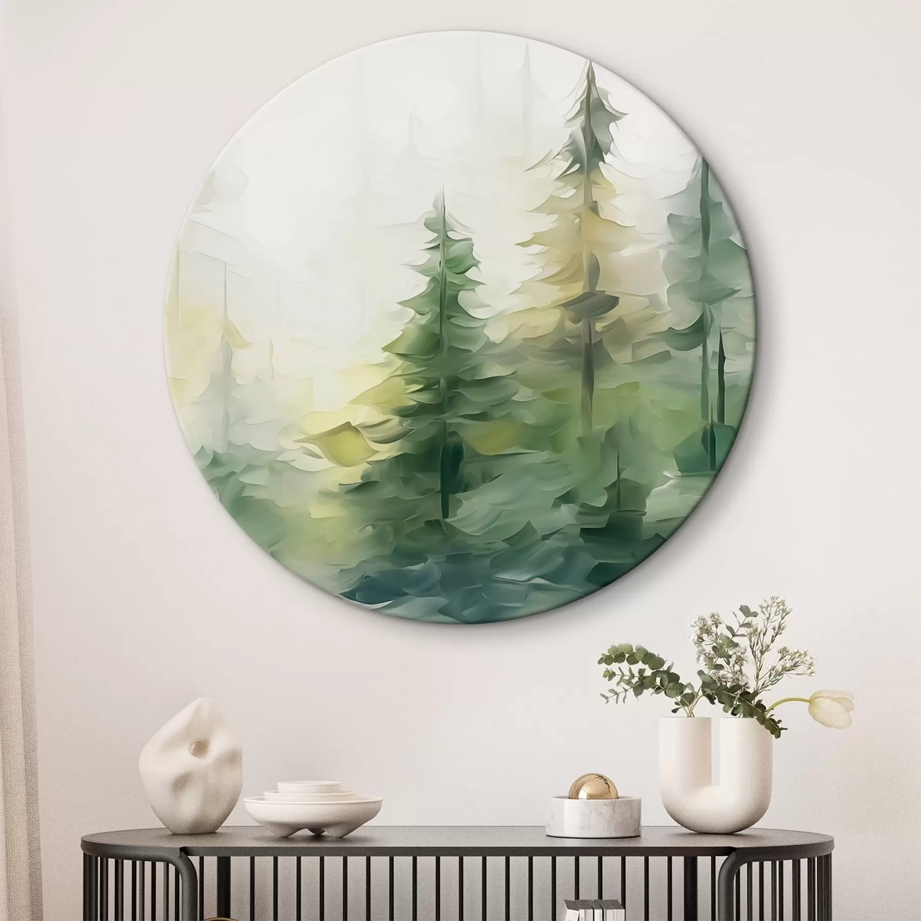 murales de pared Pintura imitación bosque r44708