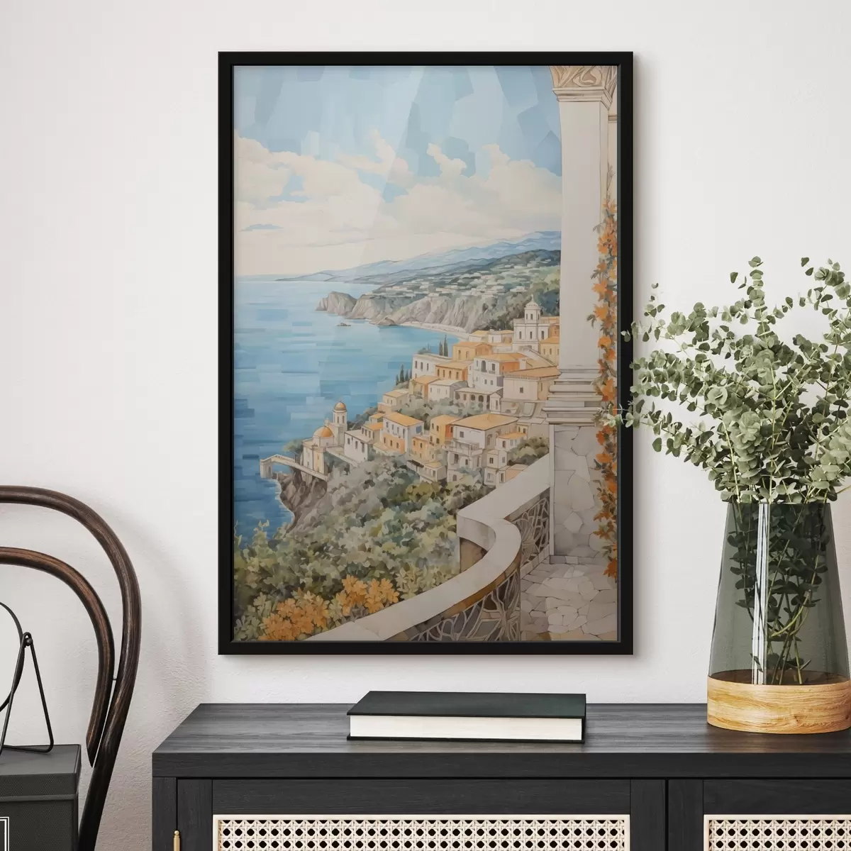 Poster Ciudad junto al mar f44694