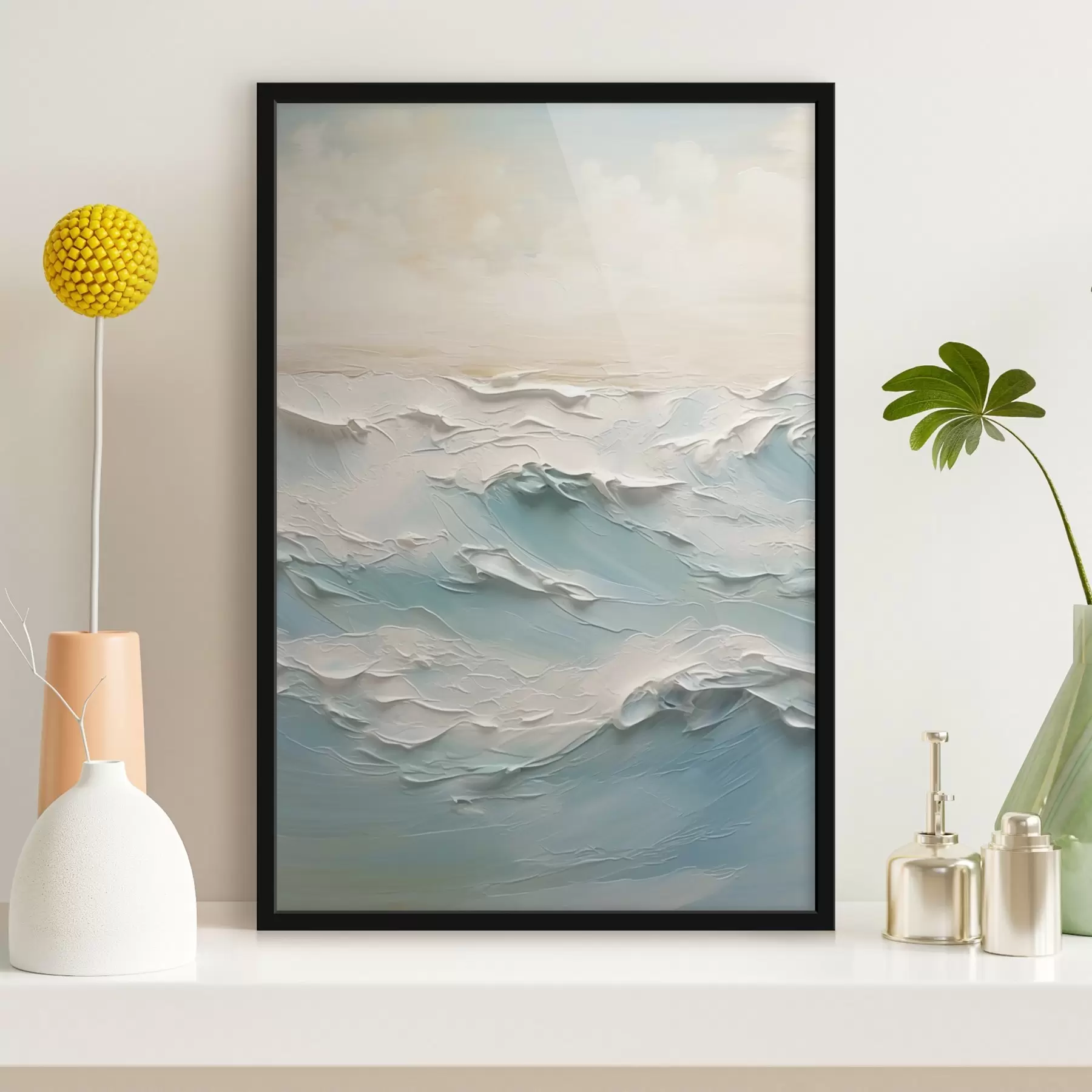 murales de pared Pintura imitación mar f44709