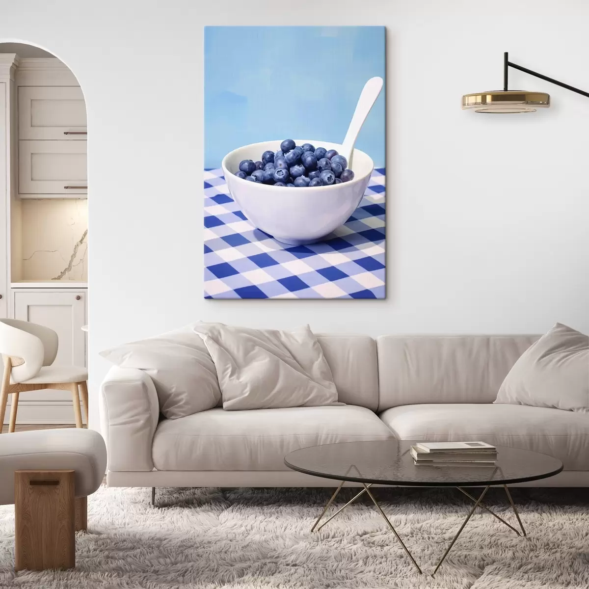 murales de pared Un bol de arándanos s44737