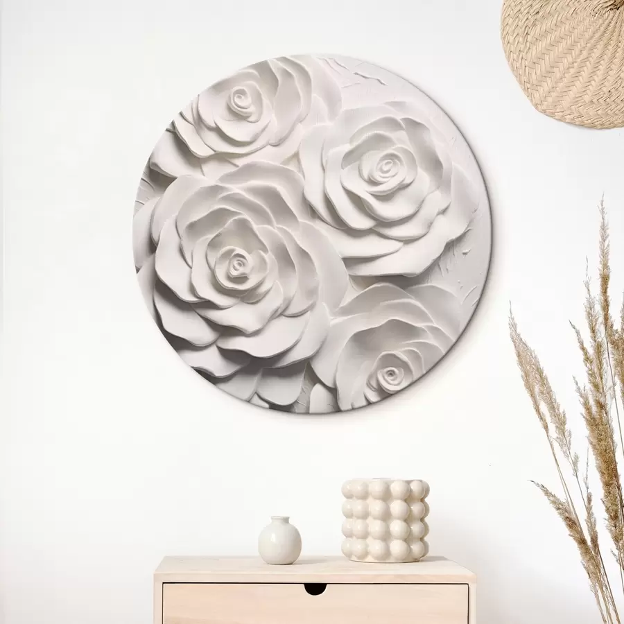murales de pared Rosas blancas r44738