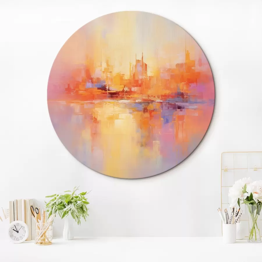 murales de pared Pinceladas multicolores r44743