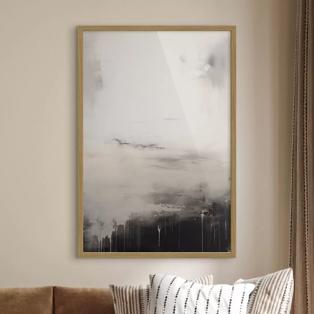 Poster Superficie brillante con bordes sombreados f44742