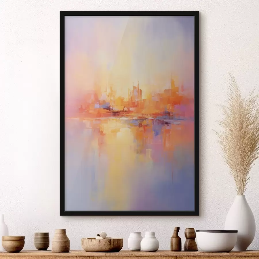 murales de pared Pinceladas multicolores f44743