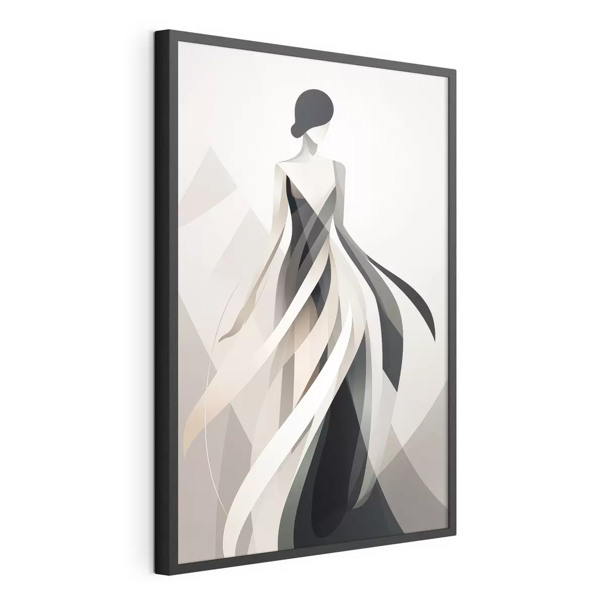 Poster Figura abstracta con vestido largo f44750