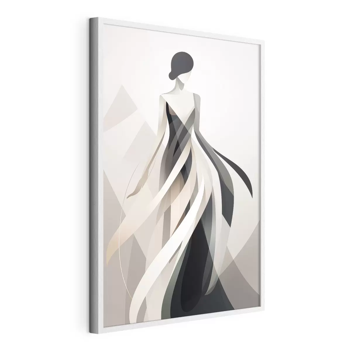 Poster Figura abstracta con vestido largo f44750