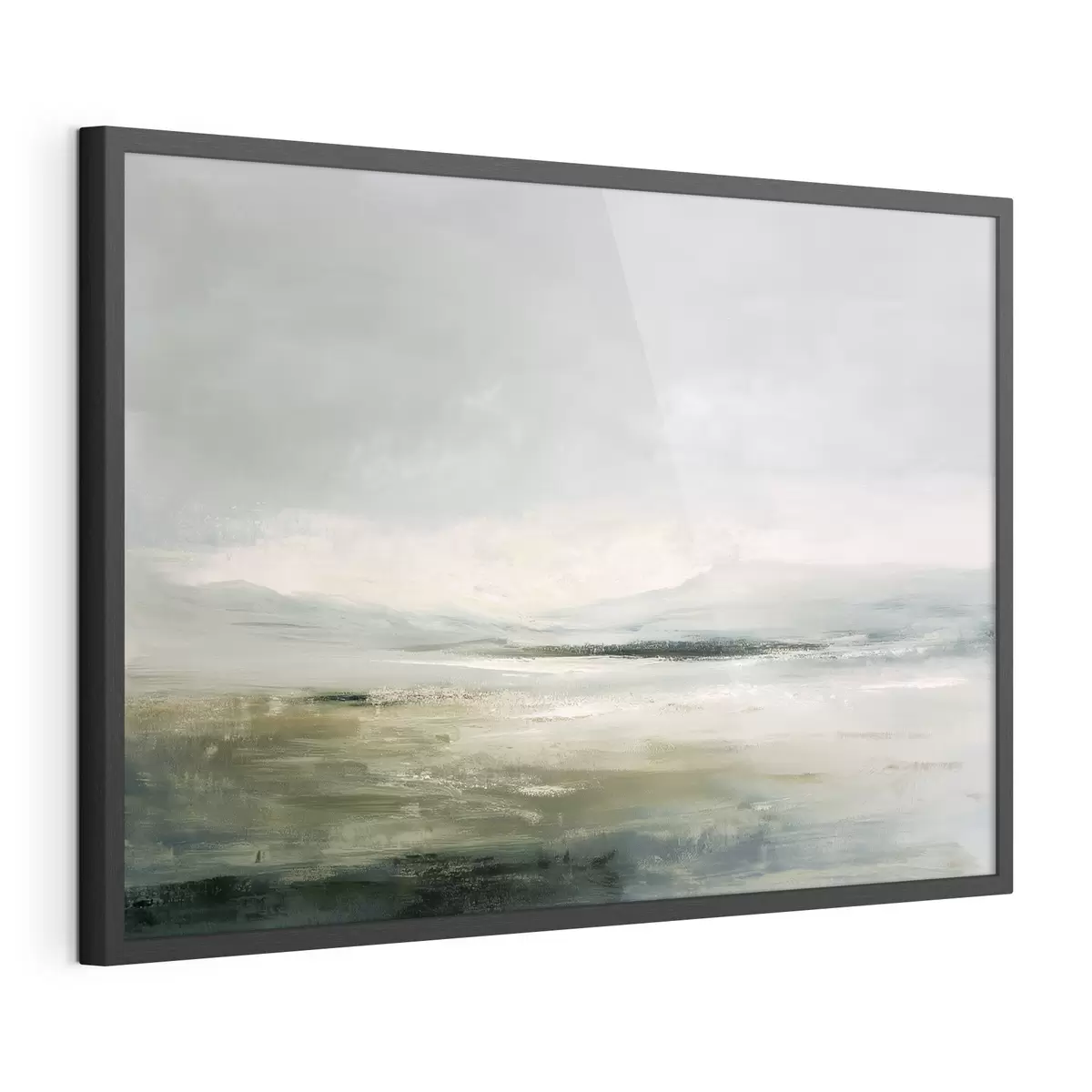 Poster Paisaje minimalista con niebla f44756