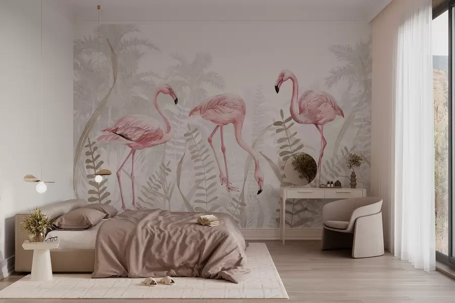 murales de pared Flamingo w04122