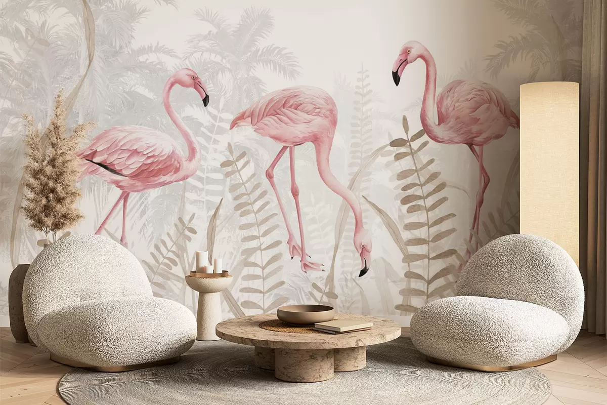 murales de pared Flamingo w04122