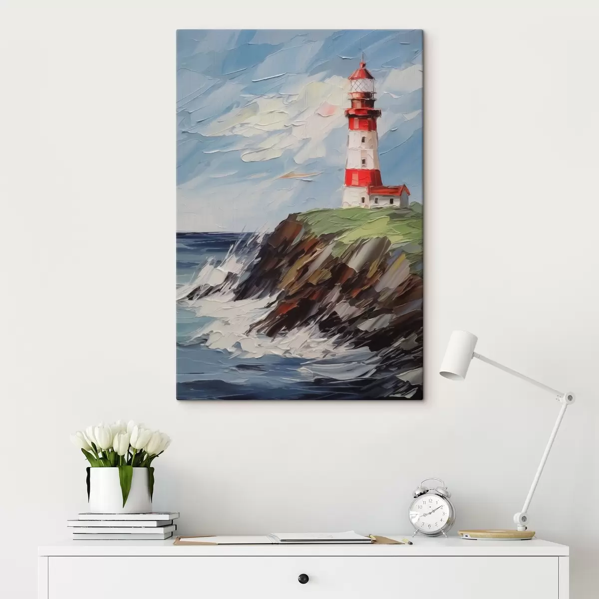 murales de pared Pintura imitación faro s44782