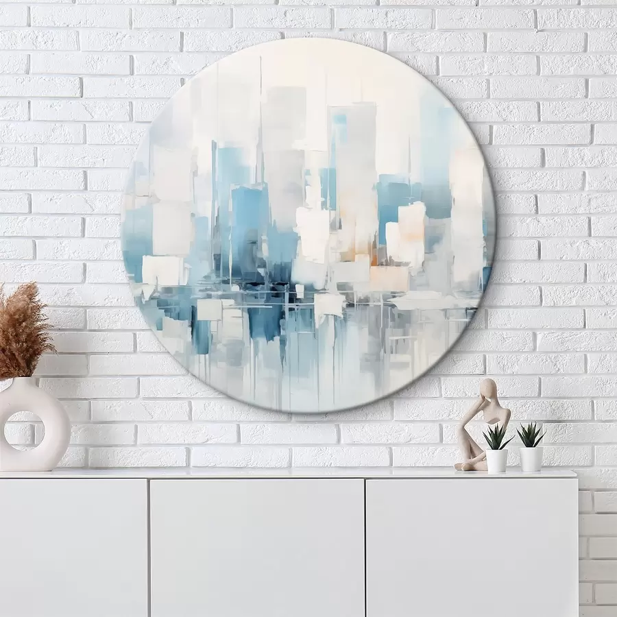 murales de pared Pintura abstracta imitación ciudad r44768