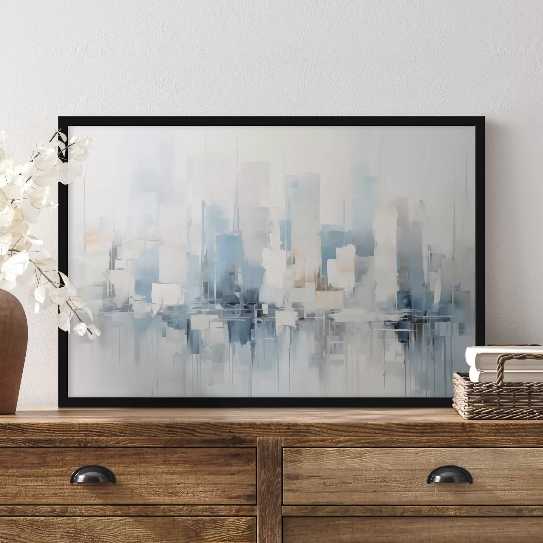 murales de pared Pintura abstracta imitación ciudad f44768