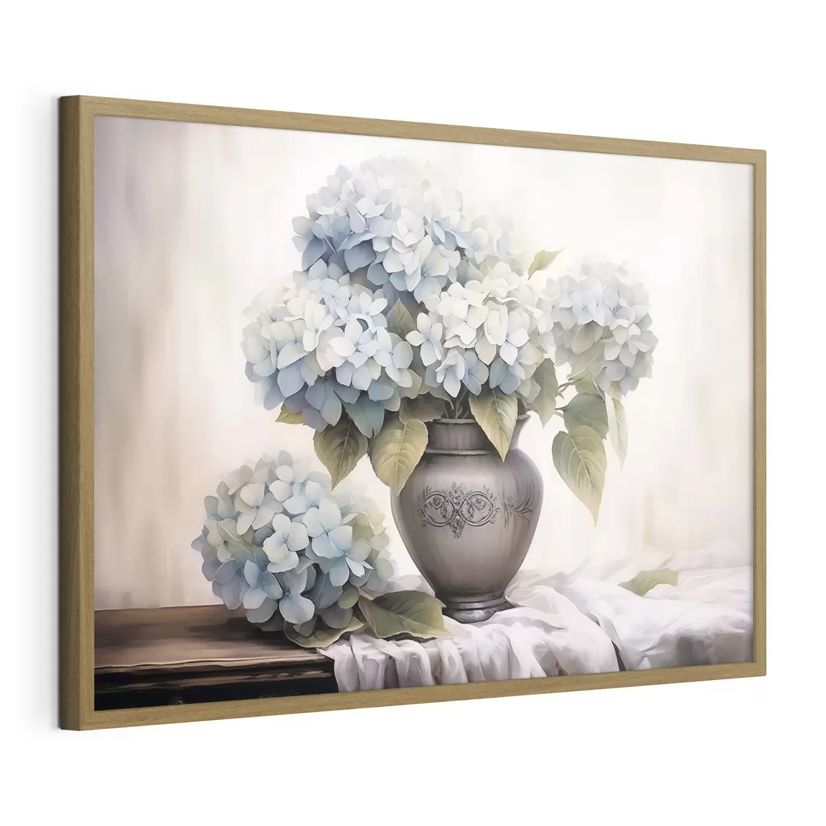 Poster Flores de hortensia en un jarrón f44771